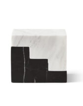 Printworks Home Office supplies Bookend Black White MarblePW00548