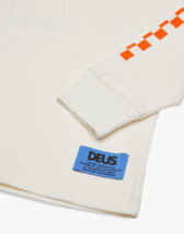 Deus Ex Machina DMF231022-Vintage White } Tune Up Ls Tee Vintage White Men Shirts