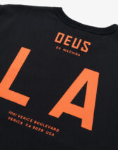 Deus Ex Machina Men T-shirts La Address Tee Anthracite DMF231071B-Anthracite