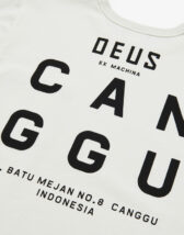 Deus Ex Machina Men T-shirts Canggu Address Tee Vintage White DMF231071D-Vintage White