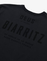 Deus Ex Machina Men T-shirts Biarritz Address Tee Anthracite DMF231122A-Anthracite