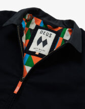 Deus Ex Machina DMF236069-Black } Mw Work Jacket Black Men Jackets
