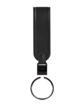 Orbitkey Võtmehoidjad Loop Leather Black Võtmehoidja PLK1-BLK-101