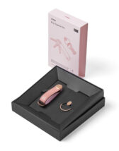 Orbitkey Keychains Leather Key Organiser + Ring V2 Cotton Candy Gift Set GLT2-CCY-201
