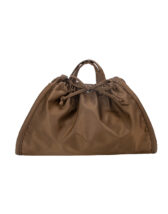 Hvisk 5000-028-021501-303 Chocolate Brown Sage Medium Matte Twill Chocolate Brown Accessories Bags Shoulder bags