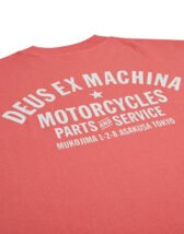 Deus Ex Machina Men T-shirts Oversized Tokyo Tee Red Rose DMH231148B-Red Rose