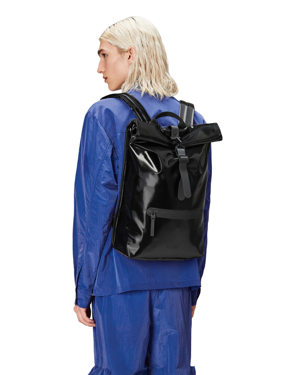 Rains 13320-29 Night Rolltop Rucksack Night Accessories Bags Backpacks