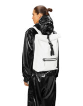 Rains 14540-30 Powder Rolltop Rucksack Contrast Powder Accessories Bags Backpacks