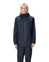 Rains 15790-47 Navy Lohja Long Insulated Jacket Navy Mehed Naised Ülerõivad  Kevad-sügis joped