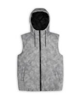 Rains 15800-38 Distressed Grey Lohja Vest Distressed Grey Men Women  Vests Vests