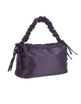 Hvisk Accessories Bags Handbags Arcadia Shiny Twill Solid Purple 2402-003-021601-424 Solid Purple