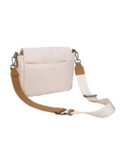 Hvisk Accessories Bags Crossbody bags Cayman Pocket Puffer Matte Twill Pearl Cream 2402-079-021500-416 Pearl Cream