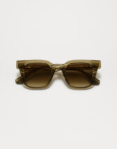 Aurinkolasit Chimi 04.2 Green Medium Sunglasses with a rectangular frame and slim profile Akiniai nuo saulės