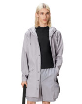 Rains 12020-11 Flint Long Jacket Flint Men Women  Outerwear Outerwear Rain jackets Rain jackets