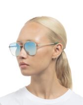 LE SPECS Accessories Glasses Metaphor Gold Blue/Silver Mirror LSU2429723