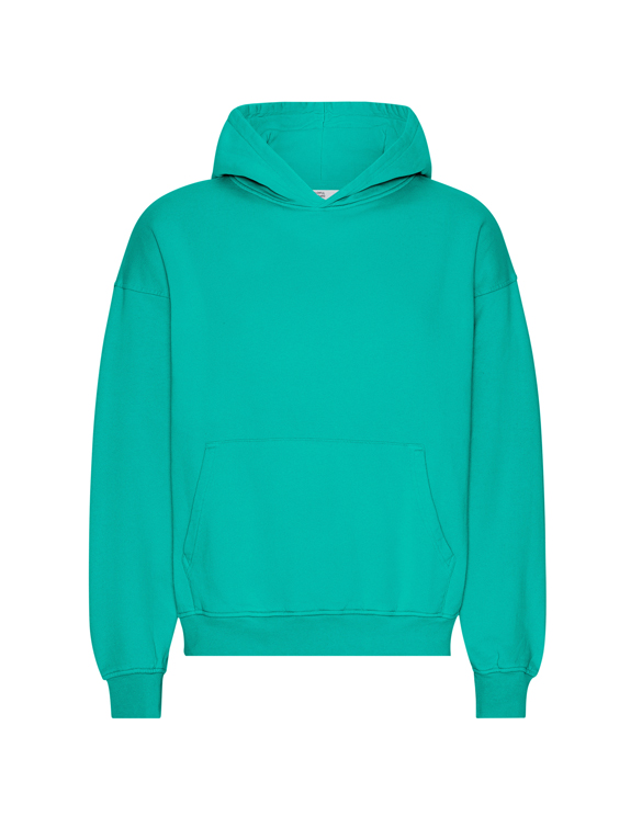 Ecofriendly Men's & Women's Organic Hoodie with Green Logo, Sustainable Winter hot Unisex Clothing, Several colors and front pocket