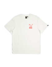 Deus Ex Machina Men T-shirts Crossroad Tee Vintage White DMS241663C-Vintage White