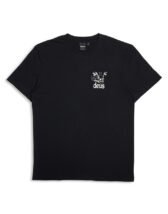 Deus Ex Machina DMS241663C-Black } Crossroad Tee Black Men T-shirts