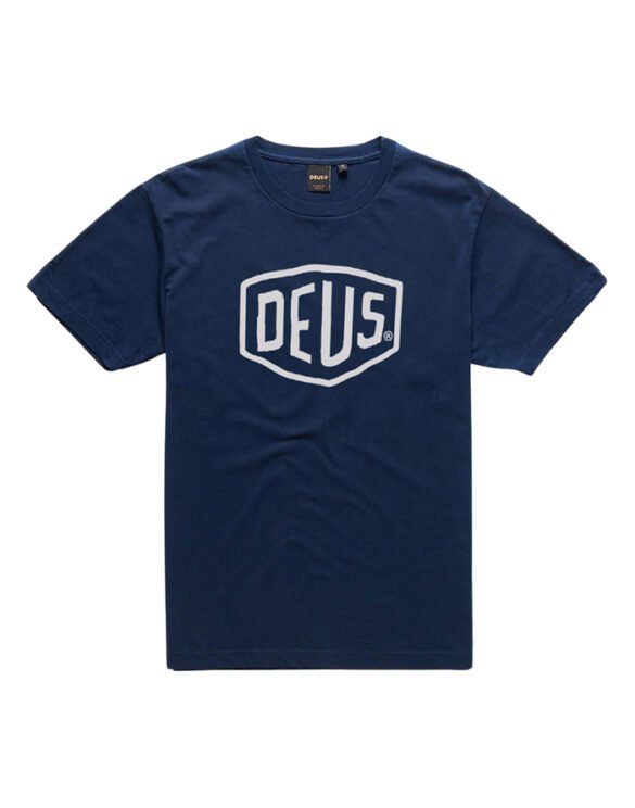 Deus Ex Machina Men T-shirts Shield Tee Navy T_DMW41808E-Navy