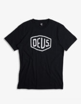 Deus Ex Machina Men T-shirts Shield Tee Black T_DMW41808E-Black