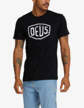 Deus Ex Machina Mehed T-särgid Shield Tee Black T-Särk T_DMW41808E-Black