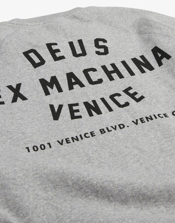 Deus Ex Machina Men Sweaters & hoodies Venice Address Crew Grey Marle T_DMW48259D-Grey Marle