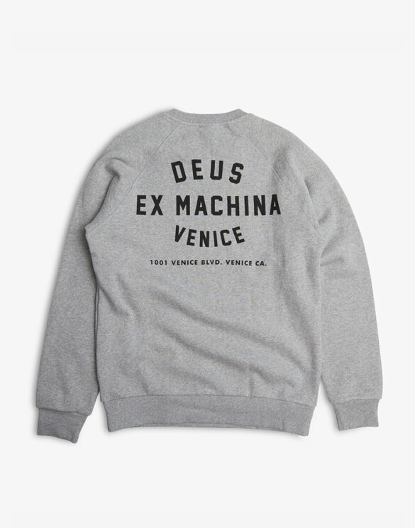 Deus Ex Machina Men Sweaters & hoodies Venice Address Crew Grey Marle T_DMW48259D-Grey Marle