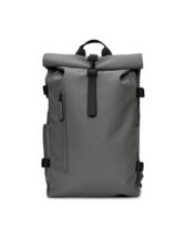 Rains 14590-13 Grey Rolltop Rucksack Large Grey Accessories Bags Backpacks