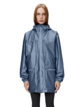 Rains 12060-36 Bay Cargo Long Jacket Bay Men Women  Outerwear Outerwear Rain jackets Rain jackets