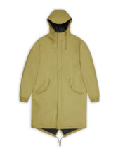 Rains 18140-44 Khaki Fishtail Parka Khaki Men Women  Outerwear Outerwear Rain jackets Rain jackets