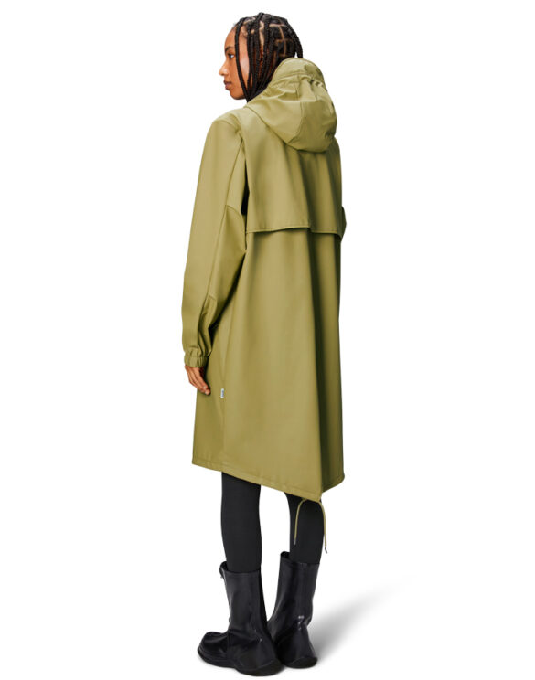 Rains 18140-44 Khaki Fishtail Parka Khaki Men Women  Outerwear Outerwear Rain jackets Rain jackets