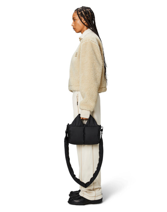 Rains 13850-01 Black Nyssa Puffer Duffel Crossbody Mini Black kott Aksessuaarid Kotid Üleõlakotid