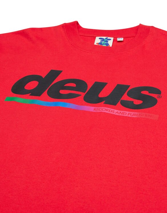 Deus Ex Machina Men T-shirts Dig U Tee Race Red DMF241711A-RCR