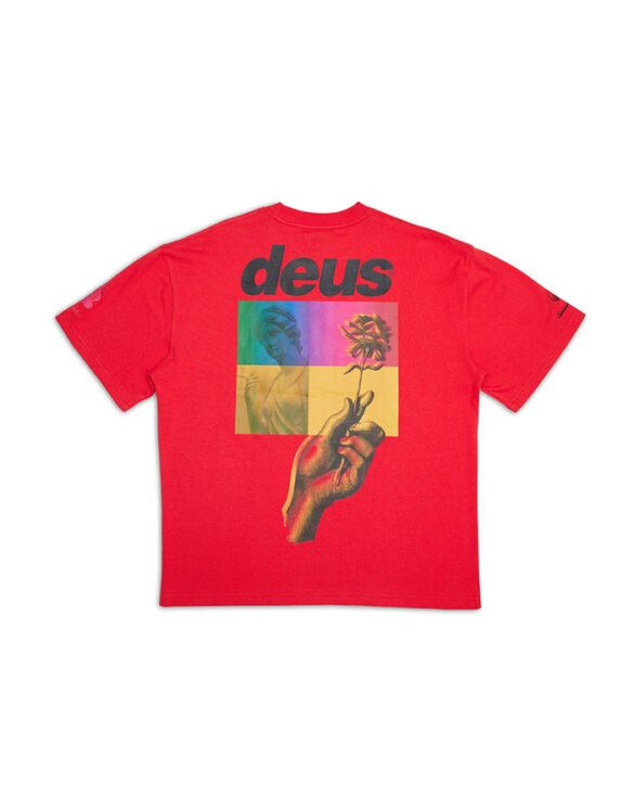 Deus Ex Machina Mehed T-särgid Dig U Tee Race Red T-Särk DMF241711A-RCR