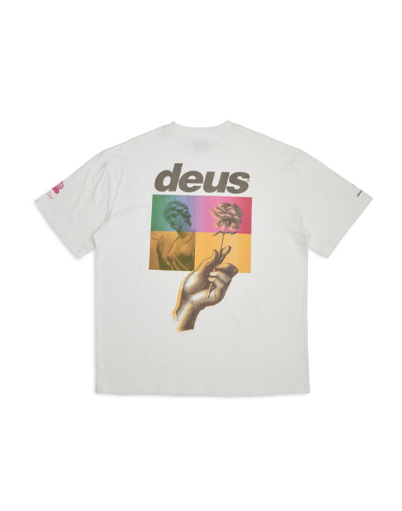 Deus Ex Machina Mehed T-särgid Dig U Tee Vintage White T-Särk DMF241711A-VWH