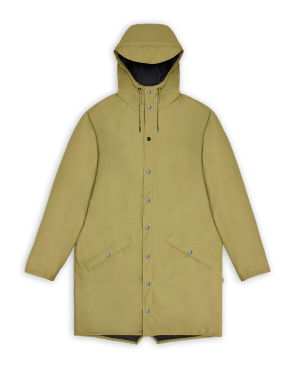 Rains Long Jacket Khaki waterproof jacket