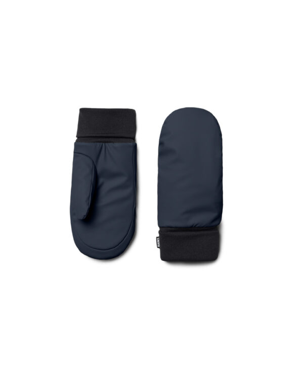 Rains 16070-47 Navy Alta Puffer Mittens Navy Accessories   Gloves