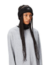 Rains 20370-01 Black Fleece Headband Black Peapael   Mütsid