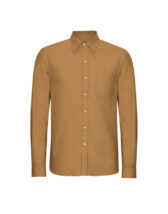 Colorful Standard Men Shirts Organic Flannel Shirt Sahara Camel CS4006-Sahara Camel