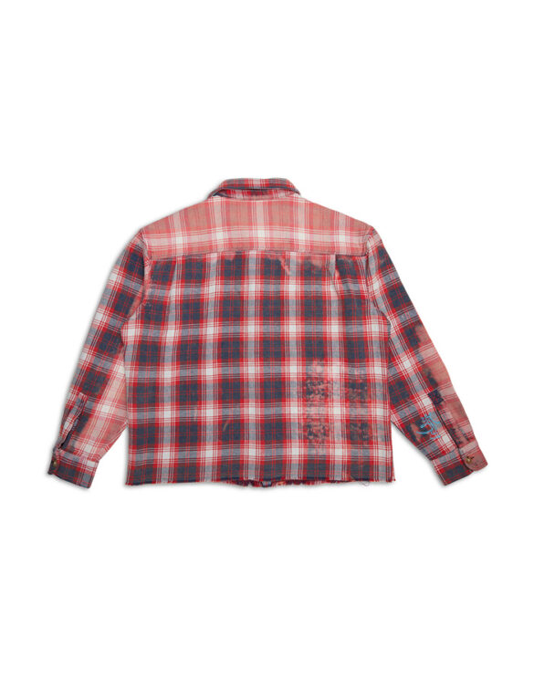 Deus Ex Machina Men Shirts Double Fantasy Shirt Red Check DMF245537-RDC