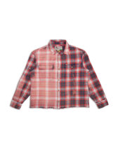 Deus Ex Machina Men Shirts Double Fantasy Shirt Red Check DMF245537-RDC