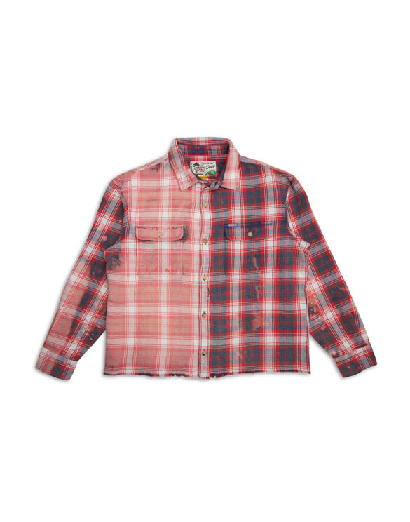 Deus Ex Machina Men Shirts Double Fantasy Shirt Red Check DMF245537-RDC