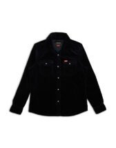 Deus Ex Machina Men Shirts Western Cord Shirt Black DMF245551-BLK