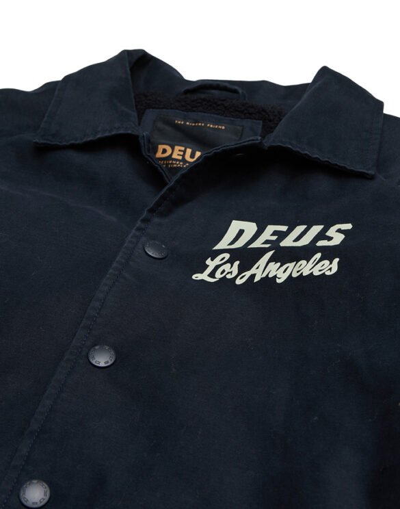 Deus Ex Machina Mehed Jakid Plymouth Mechanic Jacket Black Jakk DMF246669-BLK