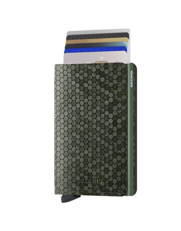 Secrid Accessories Wallets & cardholders Slimwallets Slimwallet Hexagon Green SHe-Green