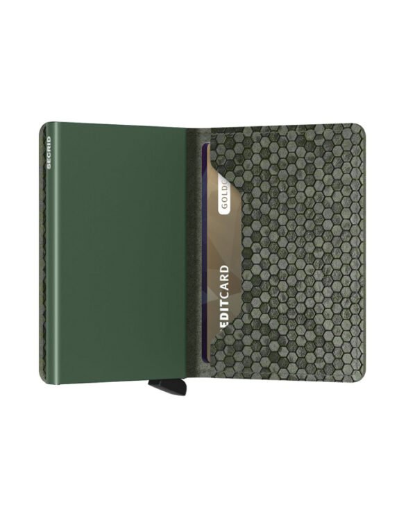 Secrid Accessories Wallets & cardholders Slimwallets Slimwallet Hexagon Green SHe-Green