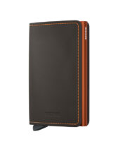 Secrid Accessories Wallets & cardholders Slimwallets Slimwallet Matte Truffle & Orange SM-Truffle & Orange