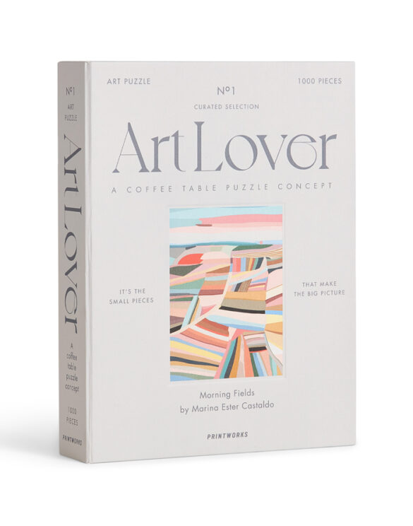 Printworks Home Board Games Art Lover Book Puzzle-Morning FieldsPW00693