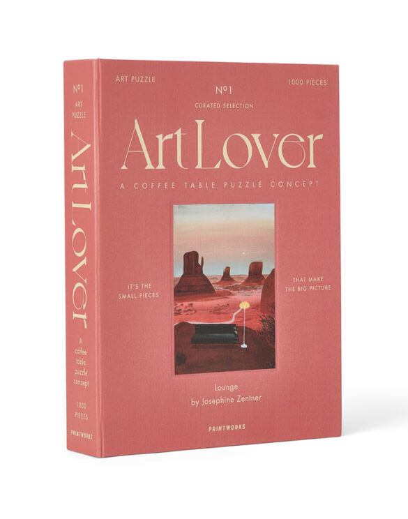 Printworks HomeBoard Games Art Lover Book Puzzle-Lounge PW00694