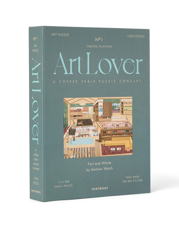 Printworks HomeBoard Games Art Lover Book Puzzle-Part And Whole PW00695